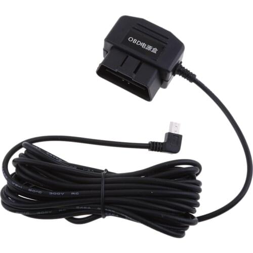 12/24V to 5V/3A Dash Cam / Car Video Recorder Hardwire Kit DVR OBD Buck Line