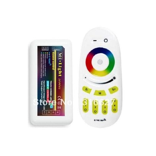 2.4G Wifi LED Controller 4 Zone RGBW 2.4g Touch Wireless RF LED Controller Dimmer RGB