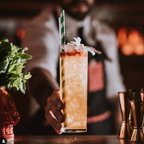 360 Ml Japanese Extra Long Long Crystal Cocktail Glass Straight Hypo Cup Bar Party Drinkware