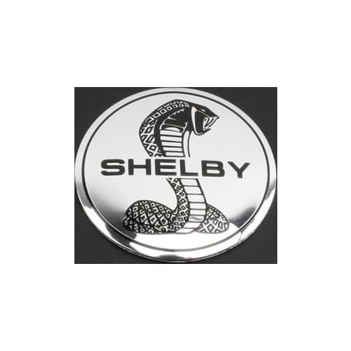 4pcs 56mm Shelby Auto Wheel Center Hub Caps Cover Badges Emblems Decal Sticker Car Accessories