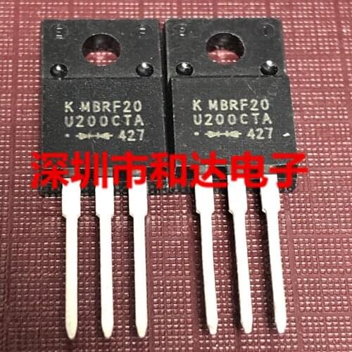 5piece) MBRF20U200CTA TO-220F 200V 20A / FQPF10N60C 10N60C / 20F40HF 400V 20A / K12A60D TK12A60D 600V 12A TO-220F