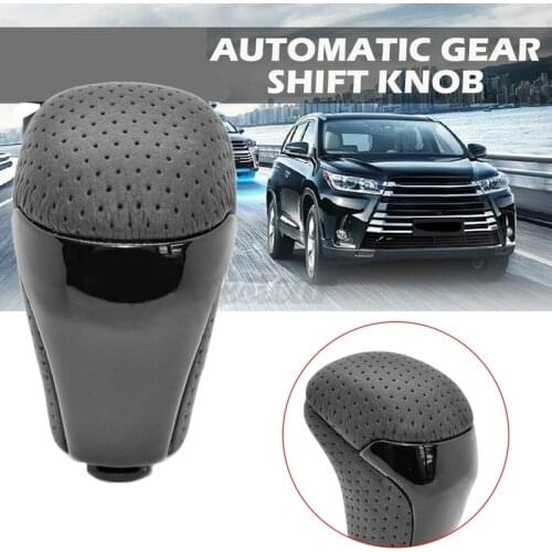 Car Pu Leather Gear Shift Knob for Toyota Highlander Tacoma 2017-2019