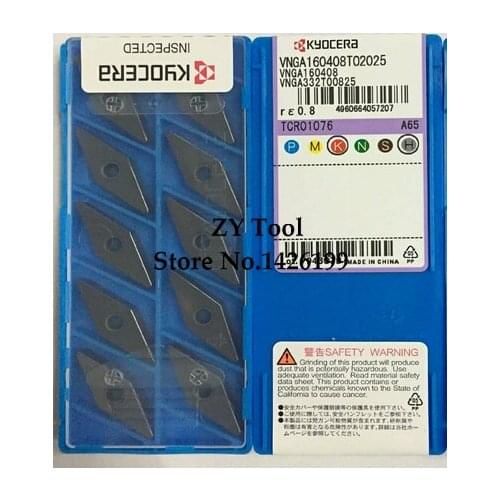 Free shopping! 10PCS VNGA160408 A65 lathe cutting tools CNC blade alloy carbide cutting tool carbide inserts