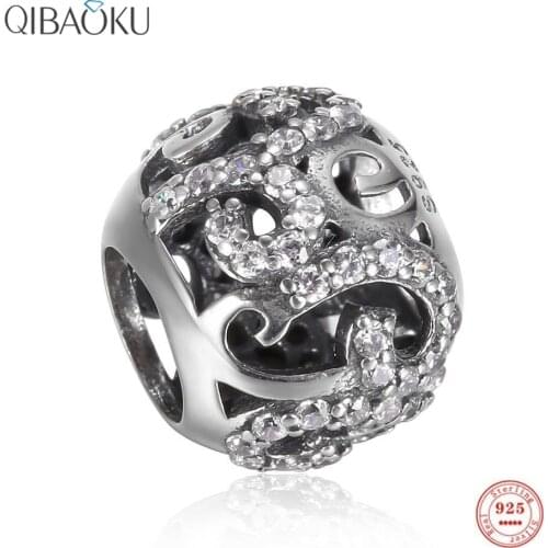 Sterling Silver 925 Zircon Beads for Women Charms for Jewelry Making Charm Bracelets Diy Luxury Gift Silver Jewelry