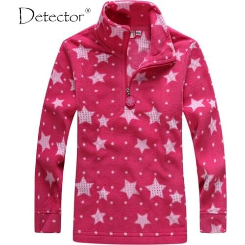 Detector Children Outdoor jacket Kid girls Fleece jacket Sport wear Child Camping Clothing Hiking Jacket