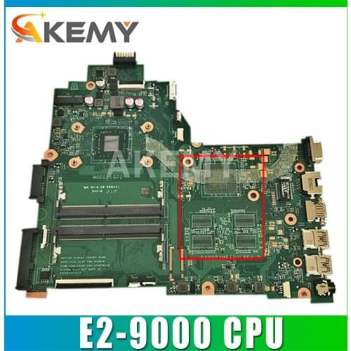 For HP 14-BW 245 G6 Laptop Motherboard DA00P2MB6D1 925545-601 925545-001 With E2-9000 CPU