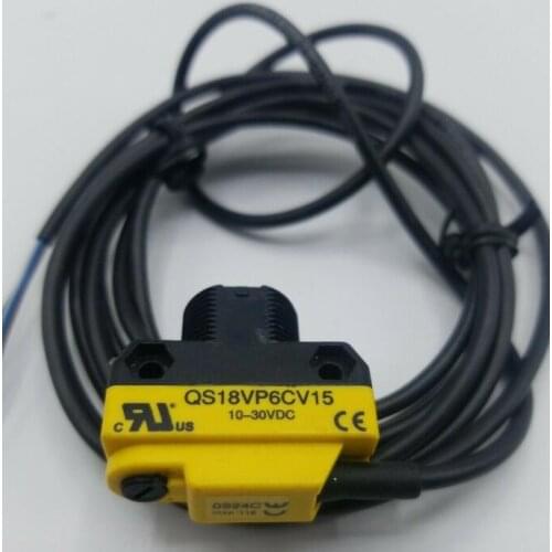 QS18VP6CV15 QS18 Photoelectric Sensor,Convergent,VISIBLE RED,Range 16 mm,PNP,Potentiometer 61642