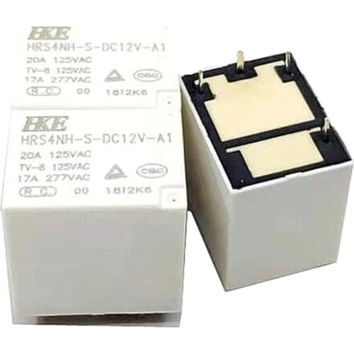 HOT NEW relay HRS4NH-S-DC12V-A1 HRS4NH S DC12V A1 HRS4NHSDC12VA1 12VDC DC12V 12V 20A 125VAC 4PIN relay