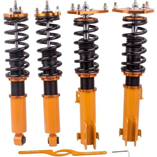 4pcs/set Full Assembly Coilover Kit for Mitsubishi Galant 99-03 Adj. Damper Shock Springs