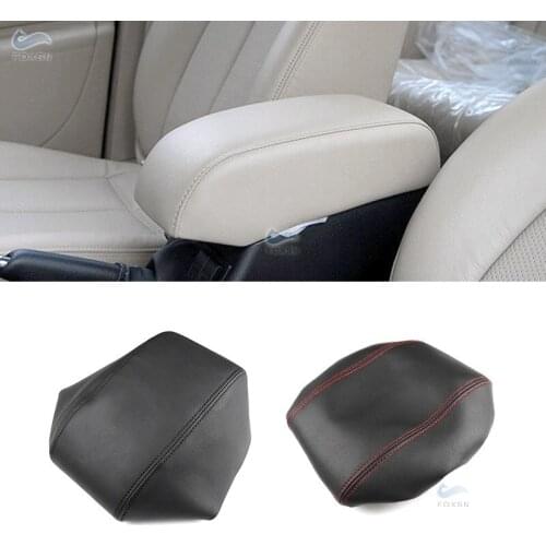 For Ford Mondeo 2004 2005 2006 Car Microfiber Leather Interior Center Console Lid Armrest Box Cover Protective Trim