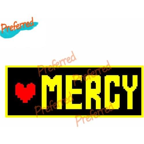 MERCY Text Decal Motocross Racing Laptop Helmet Trunk Wall Vinyl Car Sticker Die Cutting