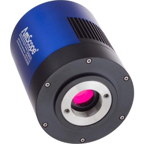AmScope Back-illuminated 20MP USB3.0 TEC C-mount Microscope Camera with Calibration Slide MF2003C-BI-CK