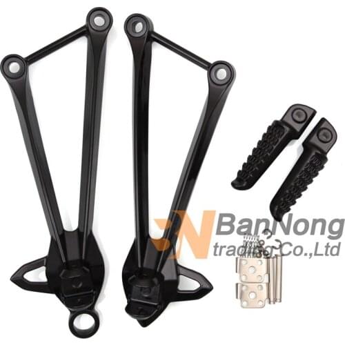 Motorcycle Rear Footrests Foot pegs tripod Pedal stent assembly For Kawasaki Ninja ZX6R ZX-6R 2009-2014 ZX10R ZX-10R 2008-2010