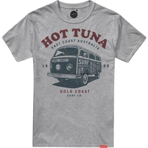 Hot Tuna - Mens T-Shirt - Grey Heather - Surf Van