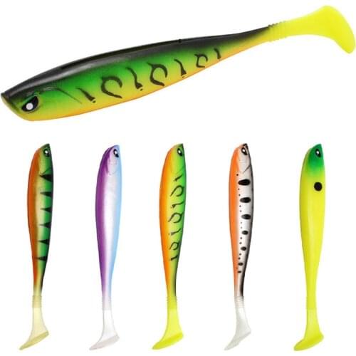 POETRYYI 1pc/lot Soft Fishing Lure 13cm 10g Silicone Bait Shad Worms Bass Pike Minnow Swimbait Rubber Fish Lures