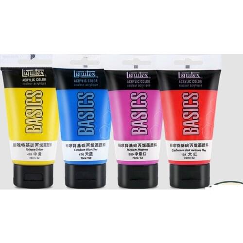 Liquitex Acrylic Paint Golden Set 75ML Waterproof Pintura Acrílic Wall Painting Hand Painted Diy Nail Art Graffiti Shoes Textile