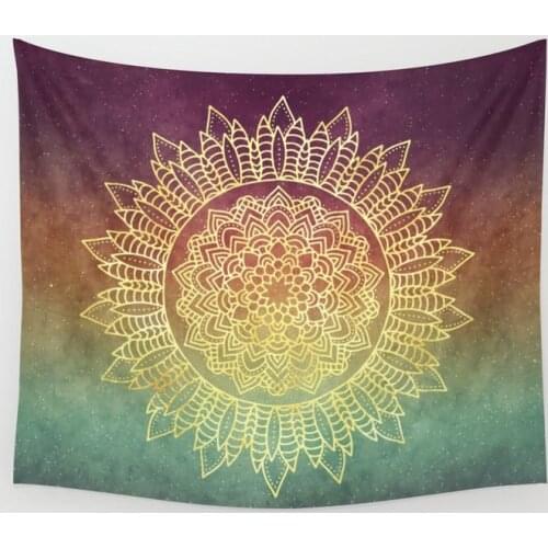 NatureS Mandala Wall Tapestry Wall Hanging Art Coverlet Bedding Blanket Sheet Throw Home Decor Yoga Mat