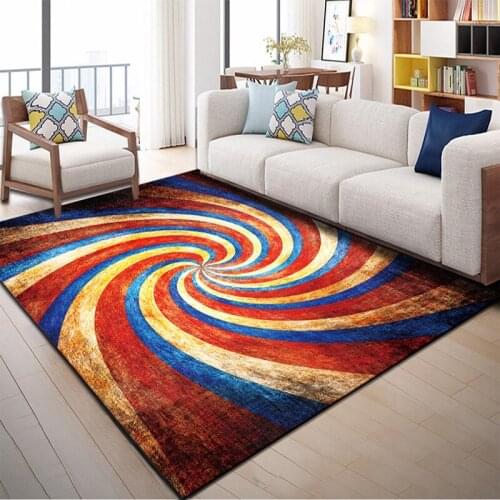 New Persian style living room furniture carpet bedroom carpet 3D pattern geometry childrens room game carpet