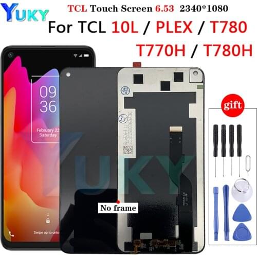 Original LCD For TCL PLEX T780H Display Touch Screen LCD Digitizer Assembly For TCL 10L 10 Lite T770H LCD Display Replacement