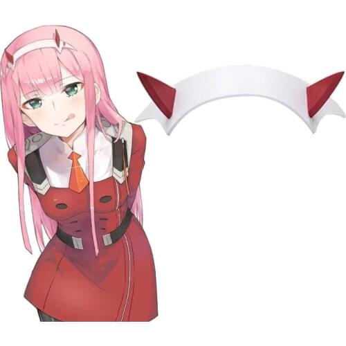 DARLING In The FRANXX Cosplay Prop Headwear PVC Horn Headband Hairband Costume Accessories Hairpins Hairclip Cute Gift