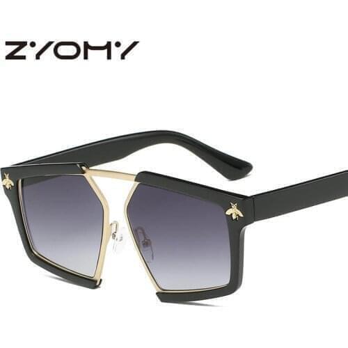 Q Driving Glasses Big Box Unique Oculos De Sol Oversized Gafas Men Women Sunglasses UV400