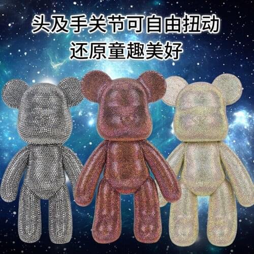34cm DIY Diamond Bear Violent Bear DIY Sticker Diamond Bear DIY Manual Diamond Bear