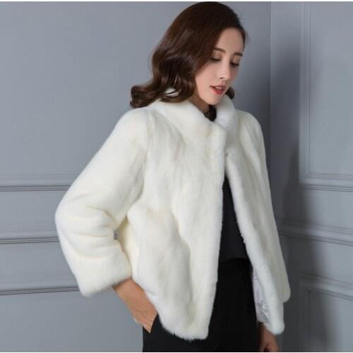Clothes Real Mink Autumn Winter Jacket Women Full Pelt Fur Coat Korean Vintage Jackets Chaqueta Mujer MY1020