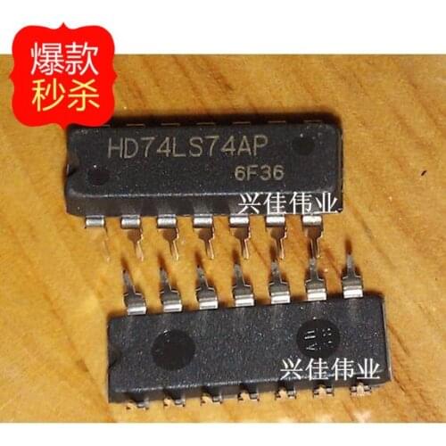 10PCS Original authentic SN74LS74AN HD74LS74AP 74LS74 logic chip DIP14
