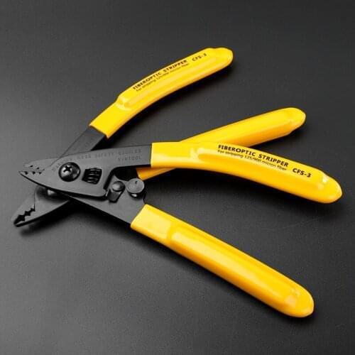 [100% New] 10PCS CFS-2 CFS-3 Dual-port Three-port Fiber Optical Stripper/ Pliers/ Wire strippers FTTH Optical Fiber Stripping