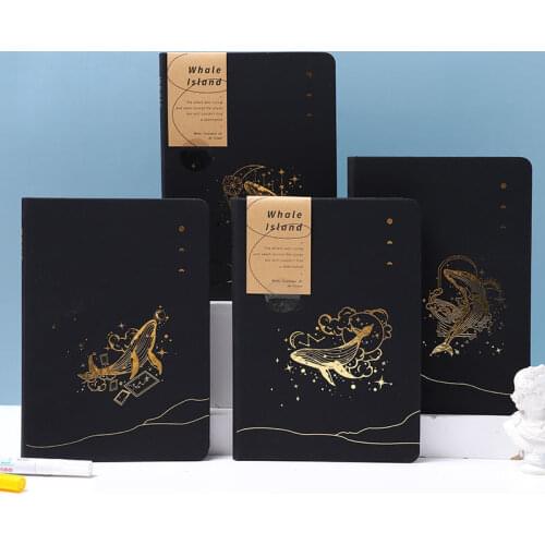 96 Page New Sketchbook Diary For Drawing Painting Book School Gift Graffiti Sketch Office Notebook Paper Supply Black Cover 32k