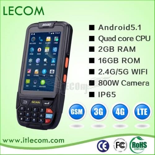 Android 7.0 Laser Barcode Scanner handheld terminal PDA