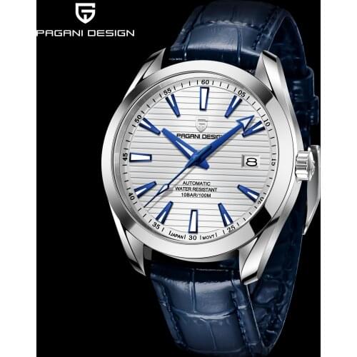 PAGANI Design Mens Mechanical Watch Luxury Brand Sapphire Glass Automatic Watch Mens Business Stainless Steel Waterproof Watch