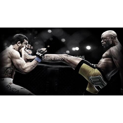 New Hot Custom Anderson Silva Classical Fashion Stylish Home Decor Retro Poster (50x76cm) Wall Sticker Free Shipping U1-167