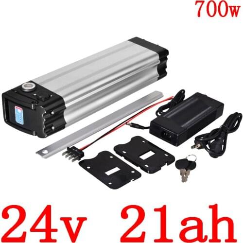 24V 20AH Electric Bike Battery 24V 10AH 13AH 15AH 20AH 25AH lithium ion Battery fit 24V 500W 700W Ebike motor with 3A Charger