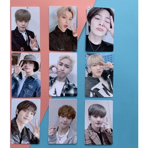 9pcs/set Kpop Stray Kids New Album Go Sheng Jisung Huyunjin Jeongin Chan Surrounding Photo Card