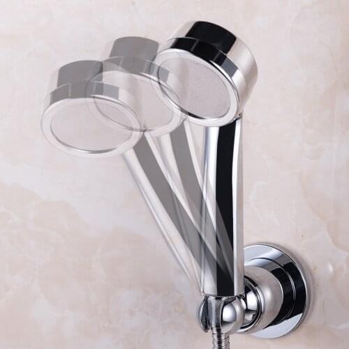 360° adjustable Non-movable Hand Shower Head Holder Vacuum Suction Cup Shower Head bracket chrome-plated