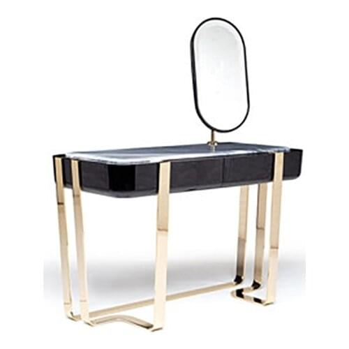 Light luxury dressing table bedroom net red high-end style Nordic small apartment dressing table modern minimalist advanced make