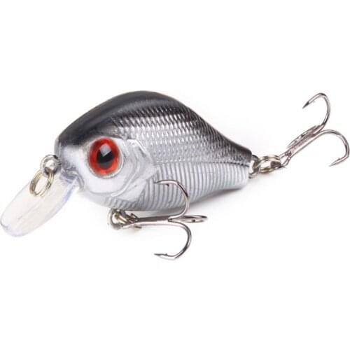 1PCS Floating Crank Fishing Lure 6cm 8.8g Artificial Lure Hard Wobbler Crankbait Bass Pike Japan Topwater Minnow Fish Lures
