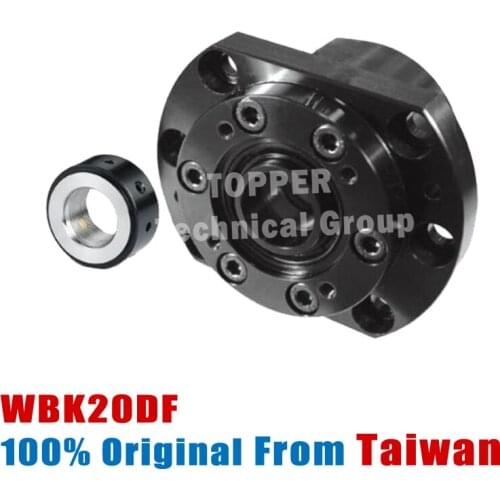 Taiwan Ball screw Support Unit WBK20DF Black