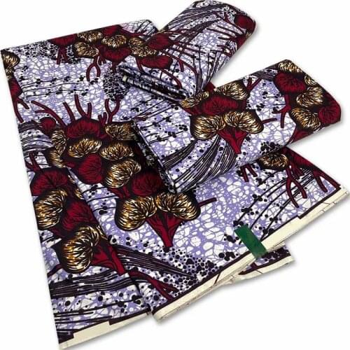 SJ Lace Ankara Real Wax Print Fabric Nigeria High Quality 100% Cotton Guaranteed Veritable 2021 New Design African Wax Lace 1-89