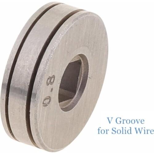 E7CB Groove Welding Machine Wire Feed Roller Welder Wire Feed Drive Roller 0.6-0.8mm 0.9-1.0mm