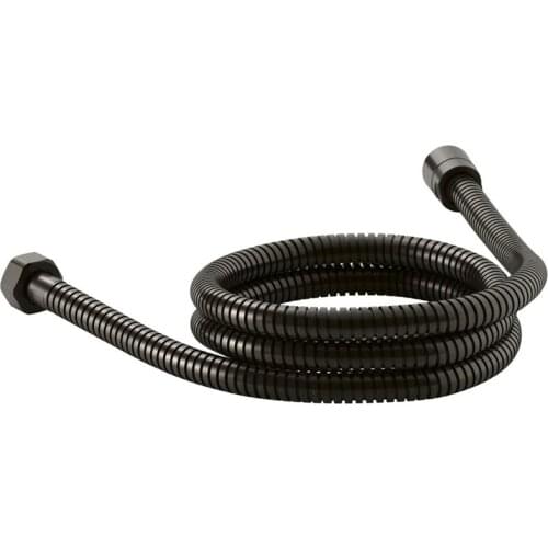 1 pair Black 59" Flexible HandhelFlexible Plumbing Pipes G1/2 G3/8 40cm Faucet Water Supply Pipe Hoses Bathroom Part