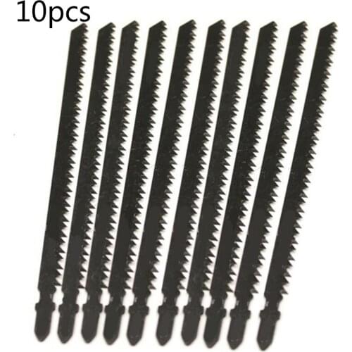 10Pcs T744D 180mm Ultra-long Jigsaw Saw Blades Fast Cutting Set For Wood Plastic