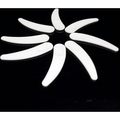 50 Pcs/lot Mini Cosmetic Spatula Scoop Makeup Maquillage Tools Disposable Mask White Plastic Spoon Wholesale