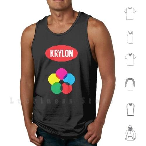 Krylon Spray Paint 8-Bit Tank Tops Vest Sleeveless Krylon Graffiti Tagging Bombing Spray Paint 8 Bit 8bit Art Street Art