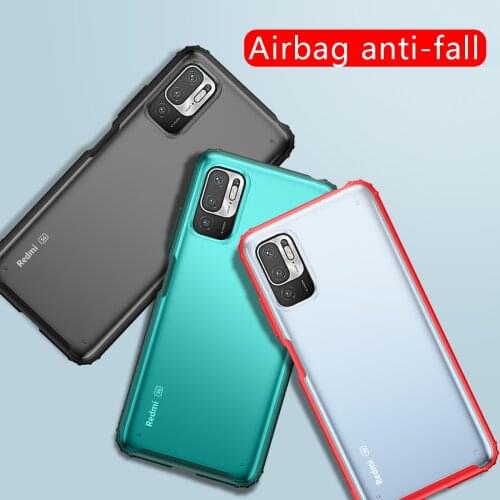Case on redmi note 10 5g bumper cover for xiaomi readmi not note10 not10 protective phone back coque bag tpu pc matte silicone