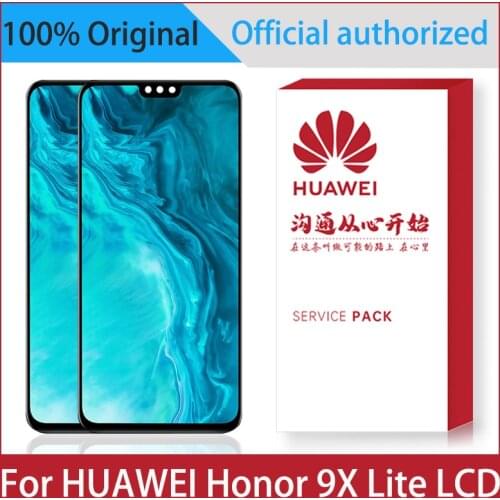Original 6.5'' Display For Huawei Honor 9X Lite LCD JSN-LX1 JSN-L21 JSN-L22 JSN-L23 Touch Screen Digitizer Assembly Replacement