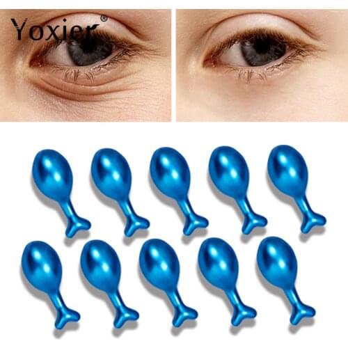Yoxier Sturgeon Seed Eye Essence 10Pcs Ampoule Capsule Skin Care Anti-Wrinkle Remover Dark Circles Eye Cream Eye Serum