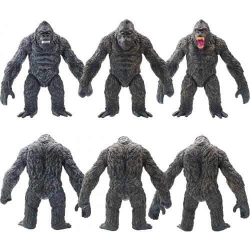 17cm Kong Toy Skull King Kong Monkey Orangutan Action Figure Anime Toy Desktop Decoration Collectible Kids Gift