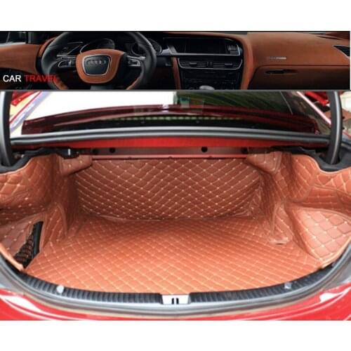 Good! Special trunk mats for Mercedes Benz C200 C250 C300 C350 W205 -2014 waterproof cargo liner boot carpets,Free shipping